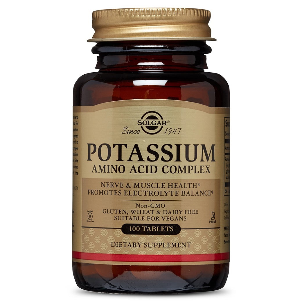 Solgar Potassium Amino Acid Complex Tablets 100 Tabs